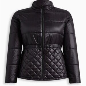 Torrid Black Puffer Jacket